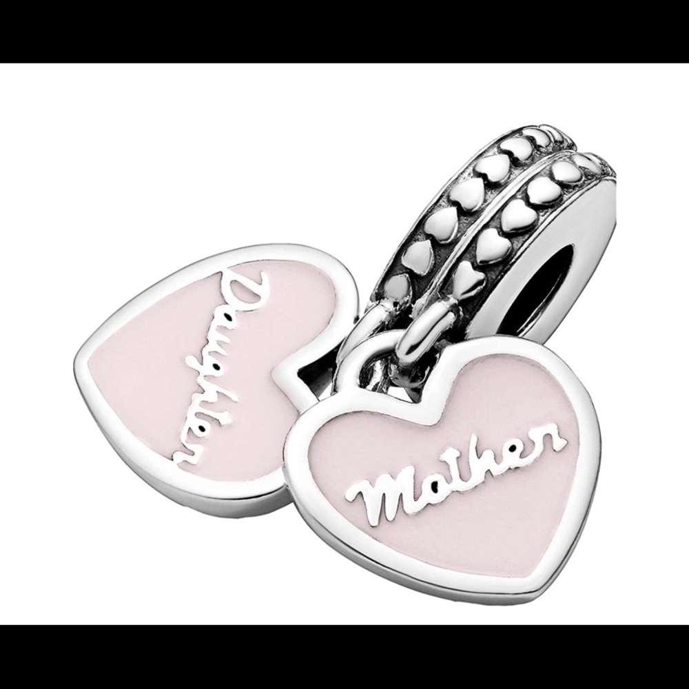 Pandora mother /daughter heart dangle 💗